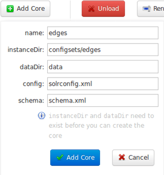 create core for edges