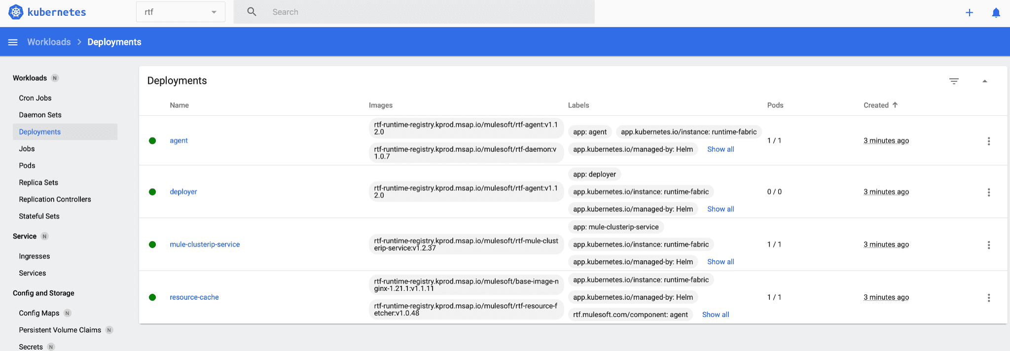 Kubernetes Dashboard