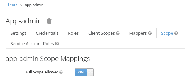 keycloak app admin scope