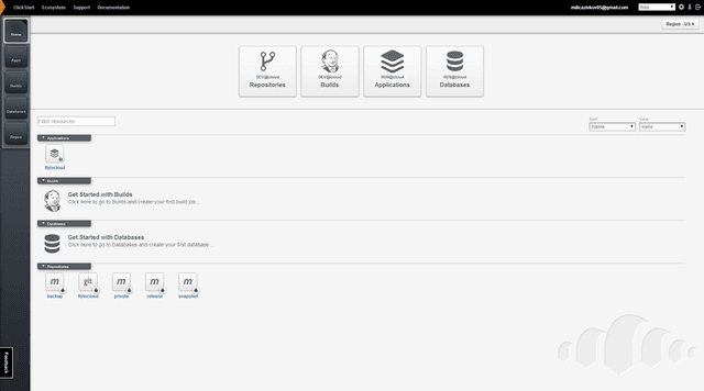 CloudBees Web Console