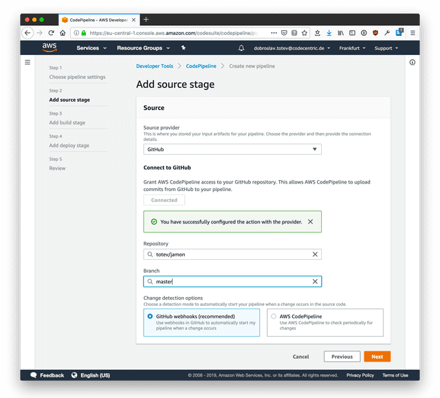 choosing web hooks