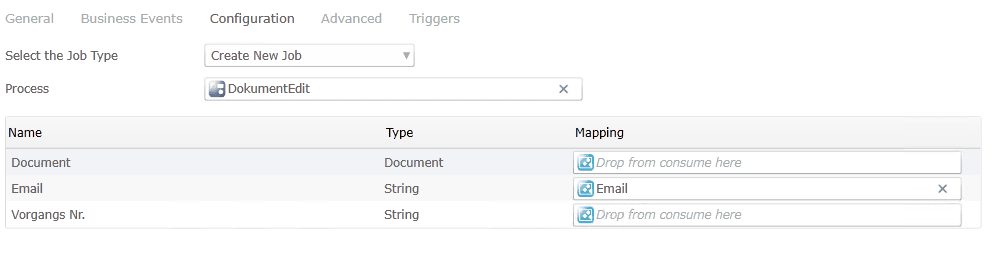 create a subjob of this process instance