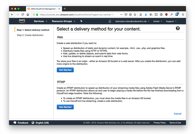 JAM on AWS CloudFront