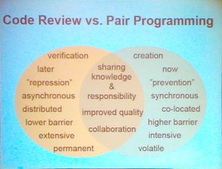 Code Reviews vs. Pair Programming