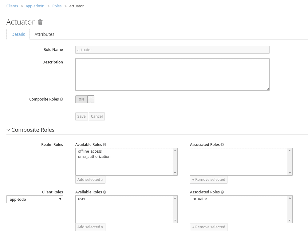 keycloak app admin roles