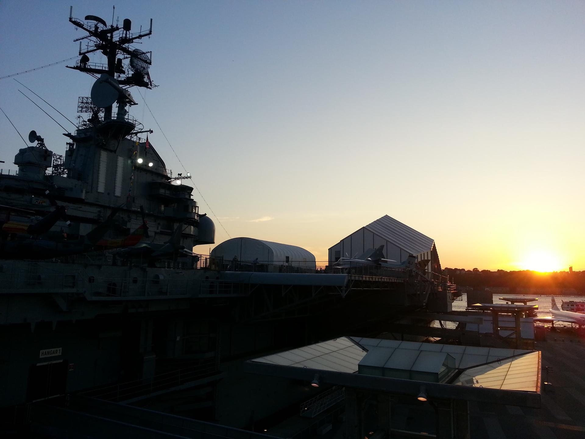 Intrepid Museum at Dawn