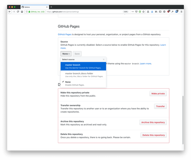 Setting up the repository