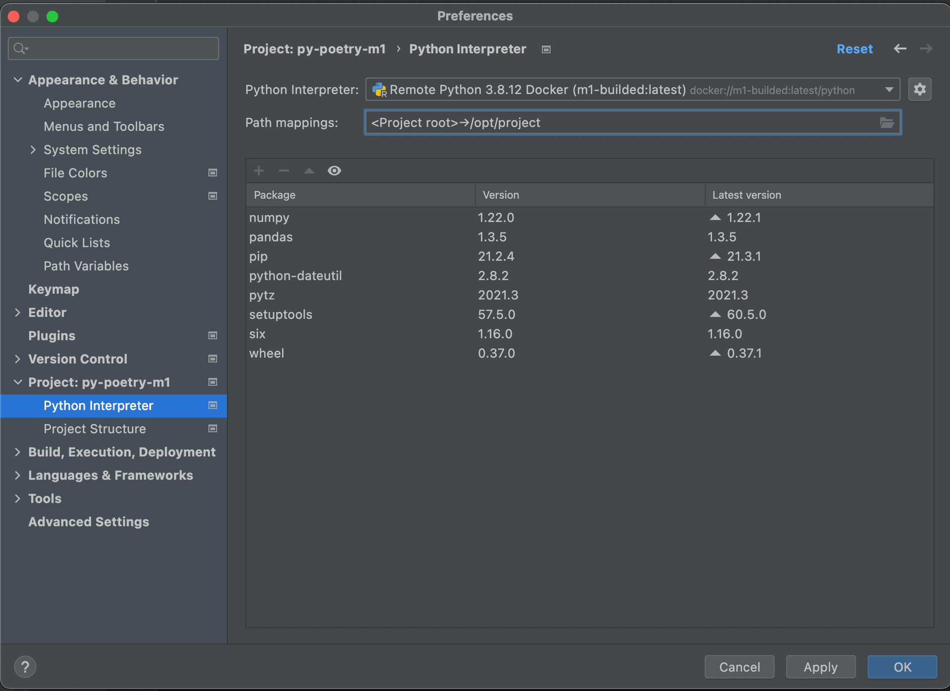 python on m1 chip