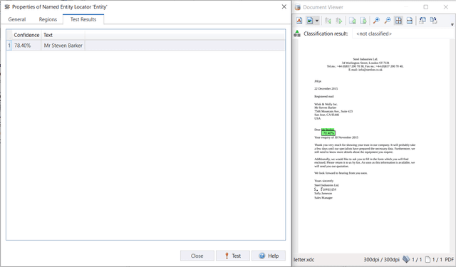 result simple field with filter