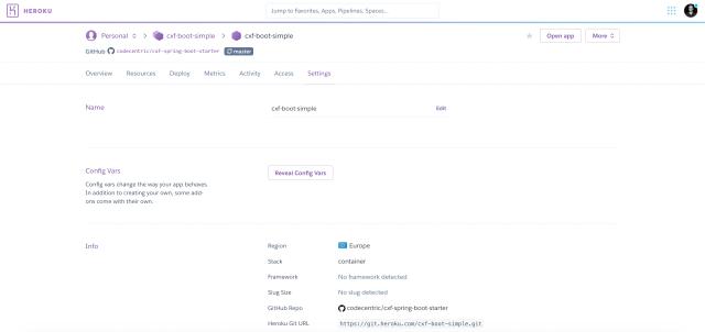 Heroku on sale java spring