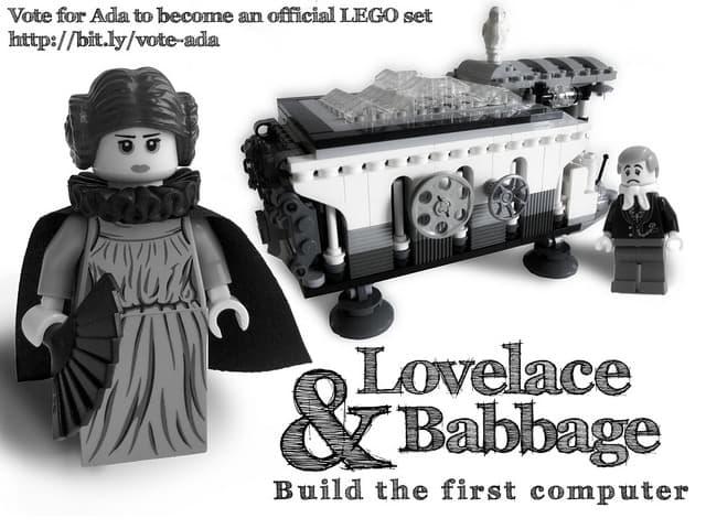 Lego set Lovelace + Babbage